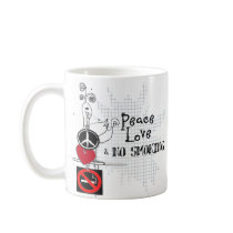 peace - love and NO SMOKING mugs by studio524 peace - love and NO SMOKING mugs