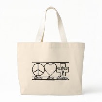 Peace Love and Nursing Bag