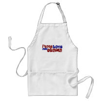 Peace Love And Obama Apron