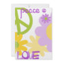 Peace, Love and Party - Blank Text Custom Announcements