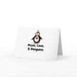 Peace Love and Penguins cards