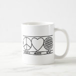 Peace Love and Pie Coffee Mugs