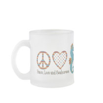 Peace, Love and Seahorses Coffee Mug