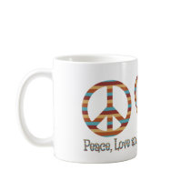 Peace, Love and Seahorses Coffee Mug