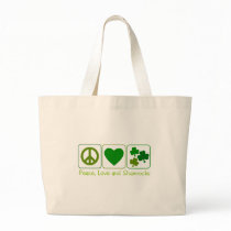 Peace, Love and Shamrocks bags by PeaceLoveAnd Peace, Love and Shamrocks bags