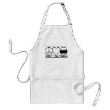 Peace Love and Vampires Apron