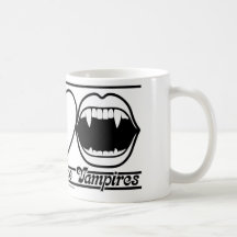 Peace Love and Vampires Coffee Mugs