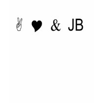 peace love andj b t-shirts by jbmuffin peace love andj b t-shirts