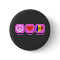 Peace Love Andorra buttons by coolcountry Peace Love Andorra buttons