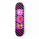 Peace Love Andorra skateboards