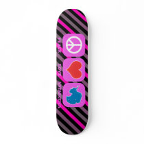 Peace Love Antarctica Skateboard