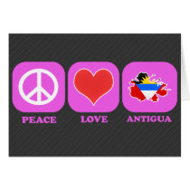 Peace Love Antigua Cards
