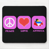 Peace Love Antigua Mousepad