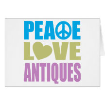 Peace Love Antiques Cards