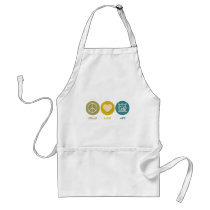 Peace Love Art aprons by 1000suns Peace Love Art aprons