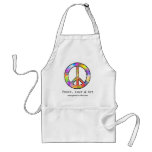 Peace, Love & Art Apron