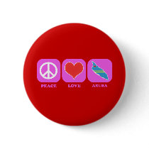 Peace Love Aruba Pin