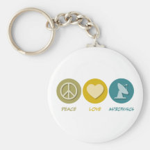 Peace Love Astrophysics Key Chains