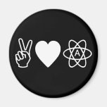 Peace Love Atheism Fridge Magnets