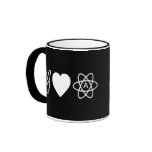 Peace Love Atheism Mugs