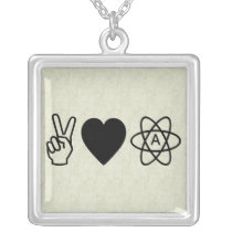Peace Love Atheism Jewelry
