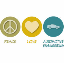 Peace Love Automotive Engineering photo sculptures