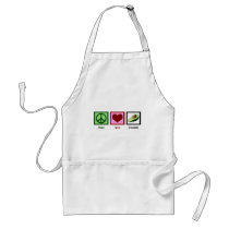 Peace Love Avocado Apron