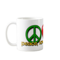 Peace Love Awareness Mugs