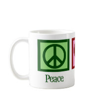 Peace Love Baby Boy Coffee Mug