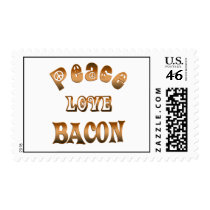 PEACE LOVE BACON STAMPS