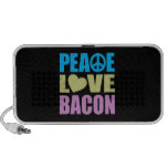 Peace Love Bacon Travelling Speakers