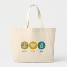 Peace Love Bail Bag