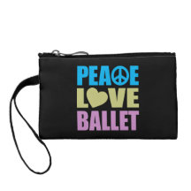 Peace Love Ballet Change Purses