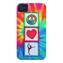 Peace, Love, Ballet iPhone 4 Case