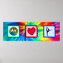 Peace, Love, Ballet Poster