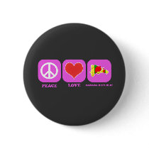 Peace Love Banana Republic Pinback Button