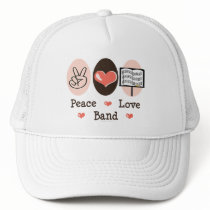 Peace Love Band Hat