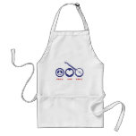 Peace Love Banjo Apron