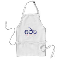 Peace Love Banjo Apron