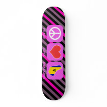 Peace Love Barbados Skate Board