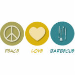 Peace Love Barbecue Photo Cut Outs
