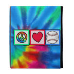 Peace, Love, Baseball iPad Cases