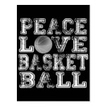 Peace, Love, Basketball Postcard