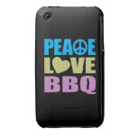 Peace Love BBQ Case-Mate iPhone 3 Case