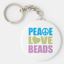 Peace Love Beads Key Chains