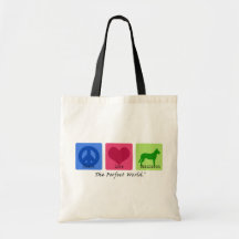 Peace Love Beauceron Bag