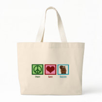 Peace Love Beavers Bags