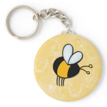 peace love bees key chain
