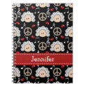 Peace Love Beethoven Spiral Notebook Journal