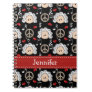 Peace Love Beethoven Spiral Notebook Journal